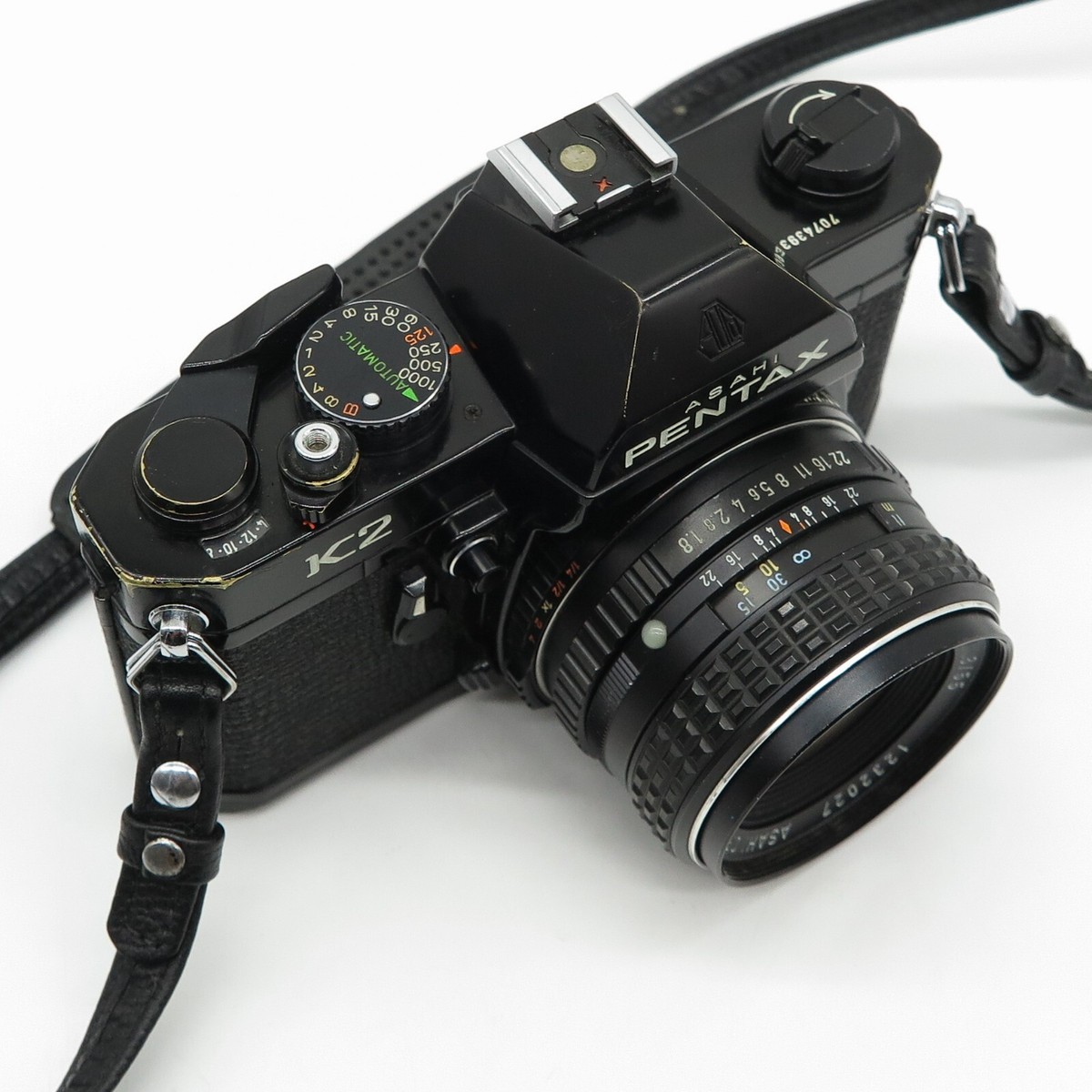 PENTAX K2 一眼レフカメラ SMC PENTAX 55mm Pentax K2 (black) w/SMC Pentax f/1.8 55mm - Fine vintage condition