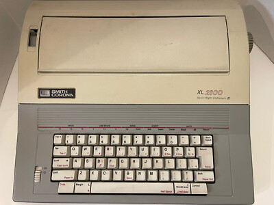 Smith Corona XL2800 Electronic Typewriter Spell Right Dictionary G3D
