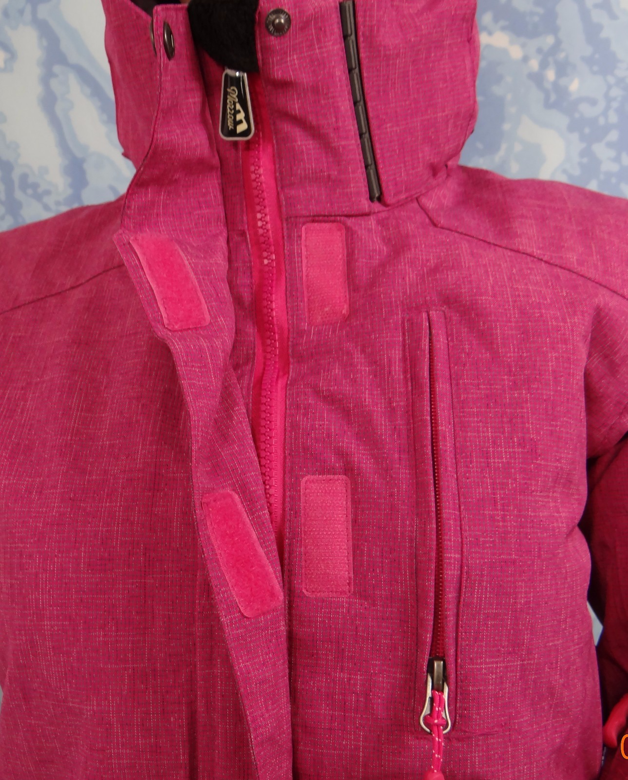 MORROW 8000mm pink waterproof snowboard Ski Jacket/Coat w hood, woman's size S