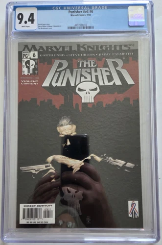 THE PUNISHER Vol 4 #6 CGC 9.4 GRADED MARVEL COMICS 2002 GARTH ENNIS! DILLON!