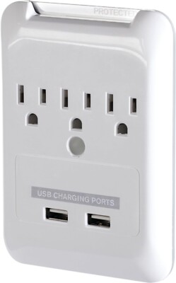 Targus Plug-N-Power Charging Station with USB Ports, White (APA21US)