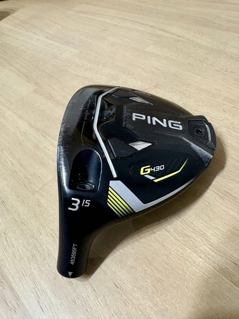 PING G430 MAX 3W Fairway Wood 15° Left-Handed Head Only with PING G430 MAX 3W Fairway Wood 15° Left-Handed Head Only with