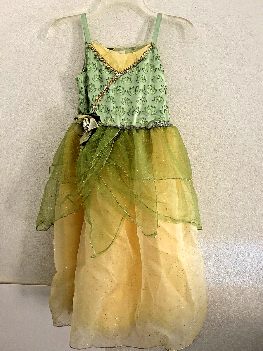 open lace back dress Amazon.com: Disney Princess Tiana Classic Girls' Costume, Green : Toys &  Games main image 0