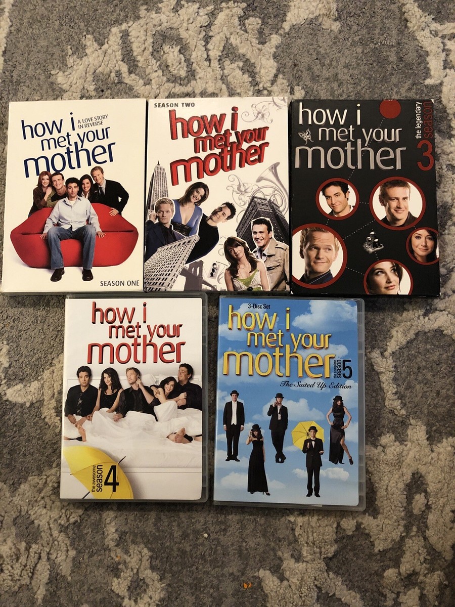 How I Met Your Mother CBS TV series lot seasons 1-5 on DVD 1, 2, 3