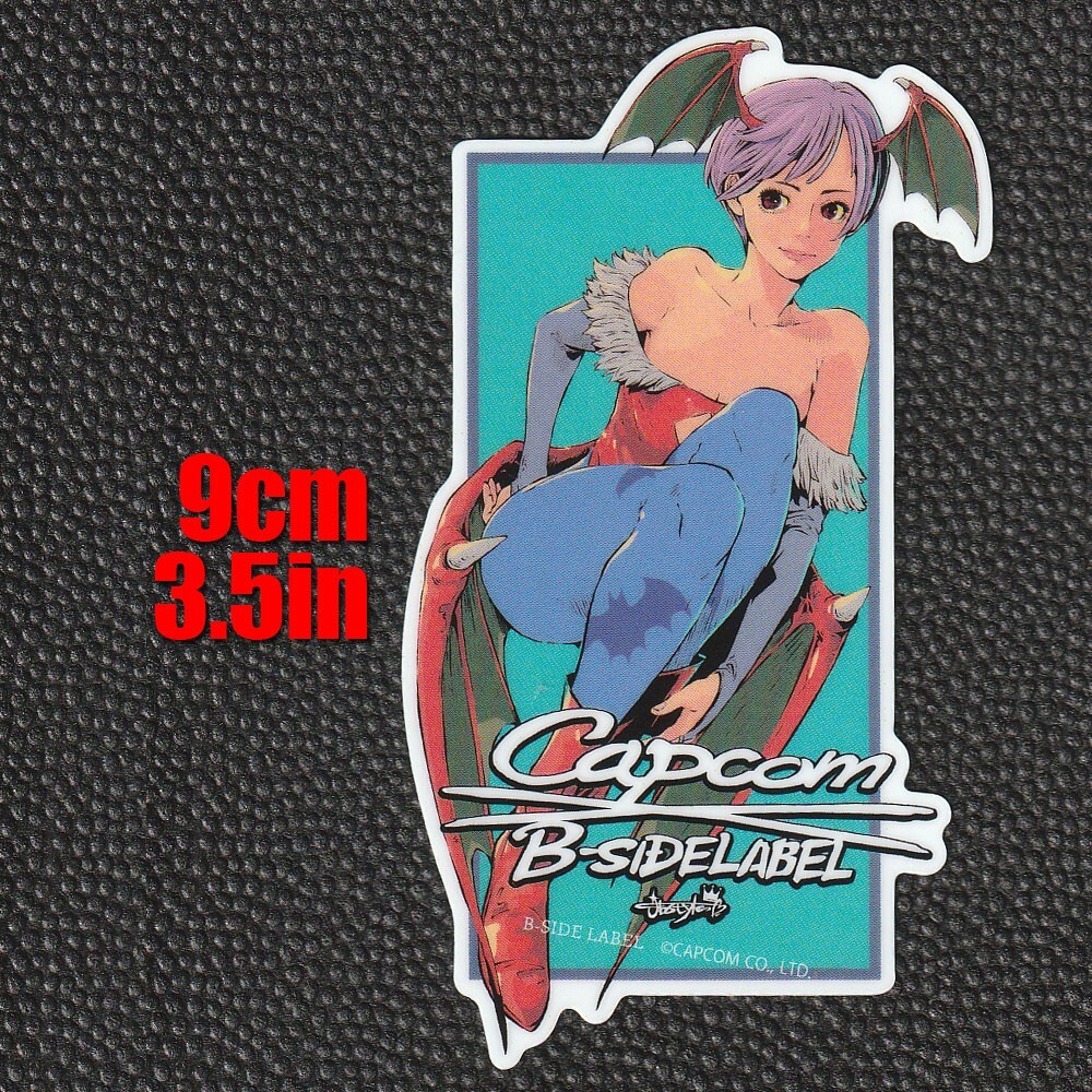 CAPCOM x B-Side Label Sticker VAMPIRE SAVIOR DARKSTALKERS Lilith