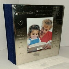 Hallmark Melannco Grandmother Tribute Metal Album 4x6 Photo Album
