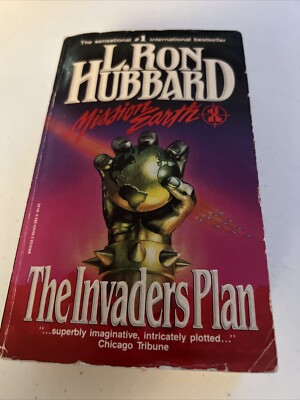 The Invaders Plan L. Ron Hubbard Paperback Book Sci-Fi 1985 First Edition 1st