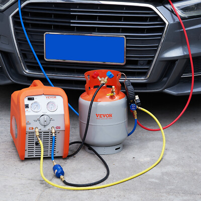 #ad #ad VEVOR Refrigerant Recovery Reclaim 50lb Cylinder Tank 400 PSI liquid Rated $84.99