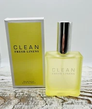 CLEAN~Fresh Linens~Eau De Parfum Spray~Women ~2.14oz/60ml~New In Box