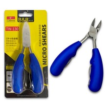 Mini Side Cutters for Wire Pliers Sharp Precision Craft Snippers B&R TW-130 UK