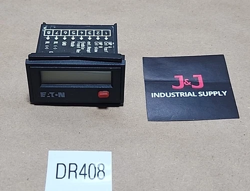 *PREOWNED* Eaton E5-024-C0400 8-Digit Panel Meter Totalizer 10-30Vdc + Warranty!