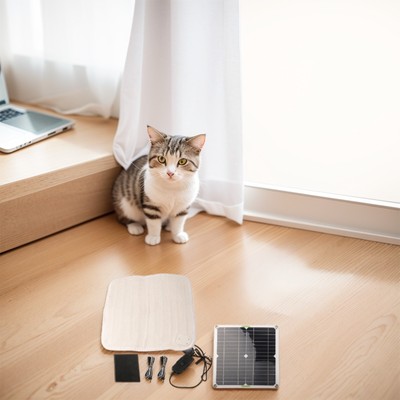 Warm Your Pet and Shoes 50W Solar Heizdecke mit Akku
