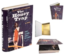 JAY Honey Trap Secret Storage Book Tin Hidden Security Metal Diversion Safe Box