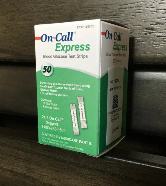 On Call Express G13510D Blood Glucose Test Strips for sale online eBay