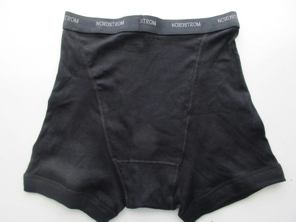Paquete de 2 baúl boxer NORDSTROM Supima de algodón negro para hombre S (28-30) U50,25 Foto 4 de 4