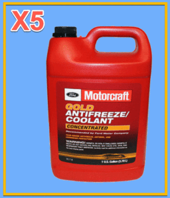 5 Gallons Engine Coolant/Antifreeze OEM FORD Motorcraft VC7B
