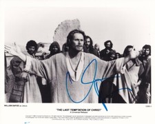 WILLEM DAFOE signed Autogramm 20x25cm LAST TEMPTATION CHRIST in Person autograph