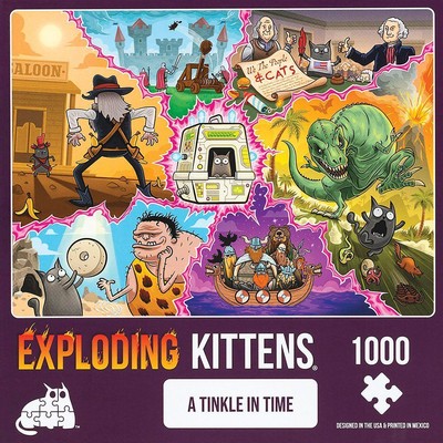Exploding Kittens | Exploding Kittens Puzzle: A Tinkle in Time | Spiel | Deutsch