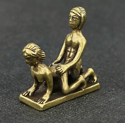 Brass Carving Lovely Monkey Statue Amulet Pendant Figurines