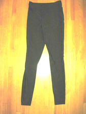 Shiny Black High Waist Spandex Disco Pants Size Small 24