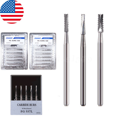 Dental Burs Carbide Surgical High Speed FG SURG 556 557L 558 Prima SA