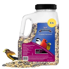 Armstrong Wild Bird Food Premium Year-Round Bird Seed Blend, 5lb Jug