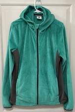 Magellan Womens Turquoise Gray Full Zip Soft ...