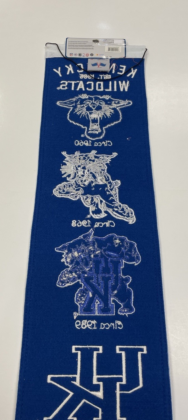 Kentucky Wildcats NCAA Winning Streak Embroidered Heritage Banner