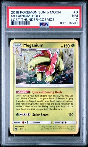 Meganium graded PSA 7 for sale on eBay