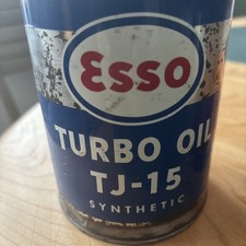 Bidon Huile Esso Rare