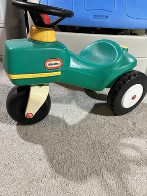 Vintage Little Tikes  Farm Tractor Green Ride On Toy See Pictures