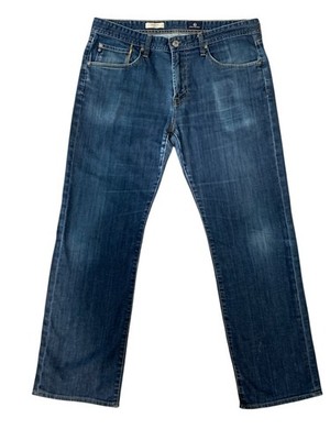 AG Adriano Goldschmied The Protégé Jeans Mens 36x32 Whiskering Med Wash Made USA