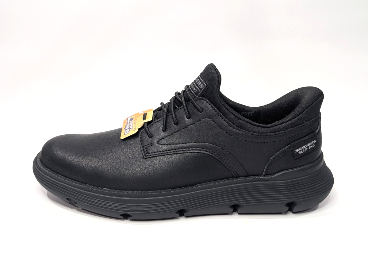 Skechers Hands Free Slip-Ins Garza SR Black Men's Shoes - Size 9