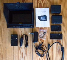 LILIPUT 7" Field Monitor HDMI z dwiema bateriami i uchwytem na stopkę lampy błyskowej