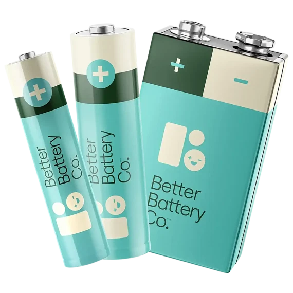Better Battery Co. Pacote de variedades – pilhas mistas AAA & AA e 9V – alto desempenho... - Imagem 4 de 4