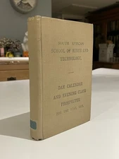 South African School Of Mines And Technology, Prospectus, 1912, Fold Out Plates