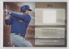 2020 Topps Update Major League Material Gold 38/50 Anthony Rizzo #MLM-AR 04br