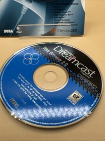 Sega Dreamcast Web Browser 2.0 Plus Playable Demo Disc