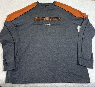Harley Davidson Iron Valley Manheim Pa 2 Sided Embroidered Long Sleeve Tee XL