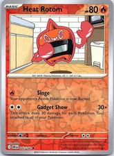 Heat Rotom Destined Rivals 043/182 Common Pokemon Reverse Holo NM Pokemon Card