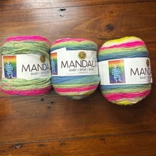 Lion Brand Mandala Yarn bundle of 3 far far away