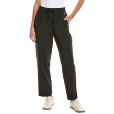 Johnny Was NEW Bee Active Cargo Straight Leg Track Pant Black 248
