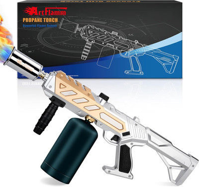 Powerful Propane Torch Gun Kitchen Grill Torch with Detachable Design Adjustable