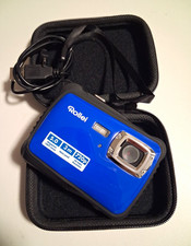 Rollei Sportsline 65 Unterwasserkamera Blau Neuwertig In OVP ( OVP nicht schön )