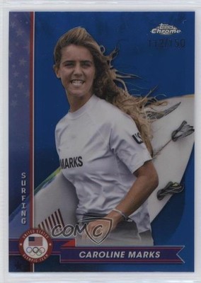 2024 Chrome US Olympic & Paralympic Team and Hopefuls 112/150 Caroline Marks r5f