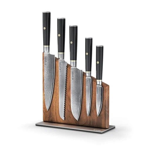 Yatoshi Magnetic Kitchen Knife Block Set 6 Pcs - Japanese 67