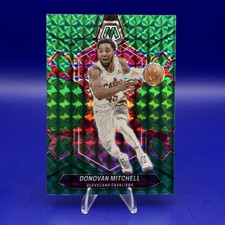 2023-24 Panini Mosaic Basketball Donovan Mitchell Green Prizm #143 Cavaliers