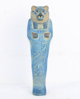 PHARAONISCHE ANTIKE ÄGYPTISCHE Sekhmet Ushabti Shabti Grab Statue Stein (BS)