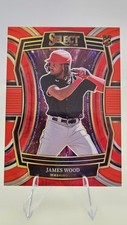 James Wood 2024 Panini Select Red Prizm Phenomenon /99 Color Match《Slab Ready》🔥