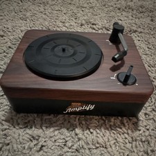 Amplify Turntable Wireless Speaker Bluetooth SD Card Aux-In 3W Mini Speaker
